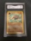 GMA Graded 1999 Pokmeon Fossil 1st Edition #50 KABUTO Trading Card - NM 7