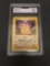 GMA Graded 2000 Pokemon Base 2 Set #87 PIKACHU Trading Card - NM-MT+ 8.5