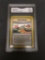 GMA Graded 2000 Pokemon Neo Genesis #100 DOUBLE GUST Trading Card - NM+ 7.5
