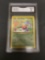 GMA Graded 2000 Pokemon Base 2 Set #64 WEEPINBELL Trading Card - NM-MT 8