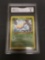 GMA Graded 2000 Pokemon Base 2 Set #100 WEEDLE Trading Card - NM-MT 8