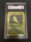 GMA Graded 1999 Pokemon Base Set Unlimited #54 METAPOD Trading Card - VG-EX 4