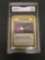 GMA Graded 1999 Pokemon Base Set Unlimited #81 ENERGY RETRIEVAL Trading Card - VG-EX+ 4.5