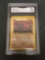 GMA Graded 2000 Pokemon Neo Genesis #69 ONIX Trading Card - NM+ 7.5
