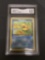GMA Graded 1999 Pokemon Fossil 1st Edition #53 PSYDUCK Trading Card - EX-NM+ 6.5
