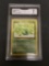 GMA Graded 2000 Pokemon Team Rocket #63 ODDISH Trading Card - NM 7