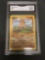 GMA Graded 1999 Pokemon Base Set Unlimited #47 DIGLETT Trading Card - EX-NM+ 6.5