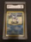 GMA Graded 1999 Pokemon Base Set Unlmited #42 WARTORTLE Trading Card - EX-NM 6