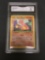 GMA Graded 1999 Pokemon Base Set Unlimited #24 CHARMELEON Trading Card - EX-NM 6