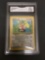 GMA Graded 1999 Pokemon Base Set Unlimited #27 FARFETCH'D Trading Card - NM+ 7.5