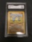 GMA Graded 1999 Pokemon Base Set Unlimited #56 ONIX Trading Cadr - EX+ 5.5