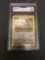 GMA Graded 1999 Pokemon Base Set Unlimited #61 RATTATA Trading Card - VG+ 3.5
