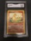 GMA Graded 1999 Pokemon Base Set Unlimited #46 CHARMANDER Trading Card - EX-NM+ 6.5