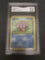 GMA Graded 1999 Pokemon Fossil 1st Edition #54 SHELLDER Trading Card - NM-MT+ 8.5