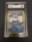 GMA Graded 2000 Pokemon Base 2 Set #63 WARTORTLE Trading Card - NM-MT+ 8.5