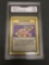 GMA Graded 2000 Pokemon Gym Challenge #110 SABRINA Rare Trading Card