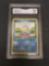 GMA Graded 2000 Pokemon Base 2 Set #93 SQUIRTLE Trading Card - NM-MT 8