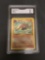 GMA Graded 1999 Pokemon Fossil #50 KABUTO Trading Card - MINT 9