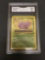 GMA Graded 1999 Pokemon Fossil #45 WEEZING Trading Card - NM-MT 8
