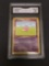 GMA Graded 1999 Pokemon Fossil #55 SLOWPOKE Trading Card - GEM MINT 10