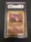 GMA Graded 2000 Pokemon Team Rocket #50 CHARMANDER Trading Card - NM 7