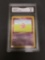 GMA Graded 1999 Pokemon Fossil 1st Edition #55 SLOWPOKE Trading Card - NM-MT 8