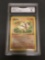 GMA Graded 1999 Pokemon Jungle 1st Edition #55 MANKEY Trading Card - EX-NM 6