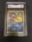 GMA Graded 1999 Pokemon Fossil #44 TENTACRUEL Trading Card - NM-MT 8