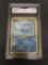 GMA Graded 1999 Pokemon Base Set Unlimited #59 POLIWAG Trading Card - AUTHENTIC