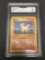 GMA Graded 1999 Pokemon Base Set Unlimited #60 PONYTA Trading Card - VG 3