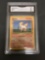 GMA Graded 1999 Pokemon Base Set Unlimited #60 PONYTA Trading Card - VG 3