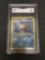 GMA Graded 1999 Pokemon Base Set Unlimited #64 STARMIE Trading Card - VG 3
