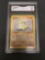 GMA Graded 1999 Pokemon Base Set Unlimited #62 SANDSHREW Trading Card - VG 3