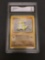 GMA Graded 1999 Pokemon Base Set Unlimited #62 SANDSHREW Trading Card - VG 3