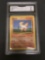 GMA Graded 1999 Pokemon Base Set Unlimited #60 PONYTA Trading Card - VG 3
