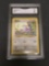 GMA Graded 1999 Pokemon Base Set Unlimited #61 RATTATA Trading Card - VG 3