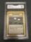 GMA Graded 1999 Pokemon Fossil #60 GAMBLER Trading Card - NM-MT 8