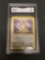 GMA Graded 1999 Pokemon Jungle #56 MEOWTH Trading Card - NM 7