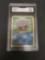 GMA Graded 1999 Pokemon Fossil #54 SHELLDER Trading Card - NM-MT+ 8.5