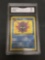 GMA Graded 1999 Pokemon Fossil #32 CLOYSTER Trading Card - NM 7