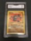 GMA Graded 1999 Pokemon Fossil #47 GEODUDE Trading Card - NM 7