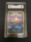 GMA Graded 1999 Pokemon Fossil #25 LARPAS Rare Trading Card - EX-NM 6