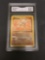 GMA Graded 1999 Pokemon Fossil #22 HITMONLEE Trading Card - EX-NM+ 6.5