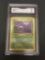 GMA Graded 1999 Pokemon Fossil #48 GRIMER Trading Card - NM 7