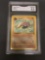 GMA Graded 1999 Pokemon Fossil #50 KABUTO Trading Card - NM-MT+ 8.5