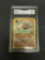 GMA Graded 1999 Pokemon Fossil #50 KABUTO Trading Card - NM 7