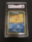 GMA Graded 1999 Pokemon Base Set Unlimited #65 STARYU Trading Card - VG+ 3.5