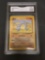 GMA Graded 1999 Pokemon Base Set Unlimited #56 ONIX Trading Card - VG+ 3.5