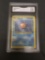 GMA Graded 1999 Pokemon Base Set Unlimited #64 STARMIE Trading Card - VG+ 3.5