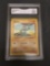 GMA Graded 1999 Pokemon Base Set Unlimited #52 MACHOP Trading Card - VG+ 3.5